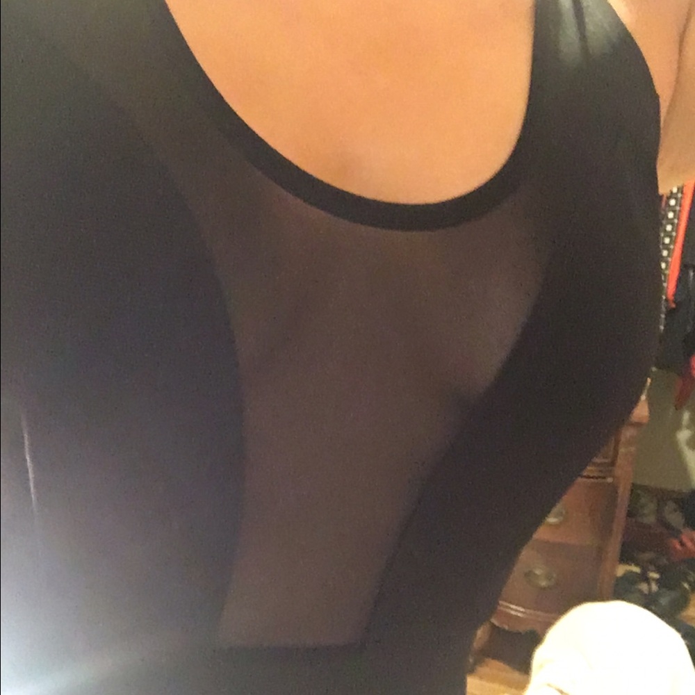 Sexy LBD. Mesh + bodycon!